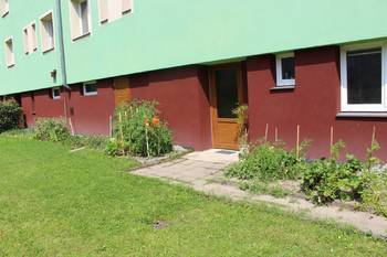 vstup ze zahrady - Pronájem bytu 2+1 v osobním vlastnictví 64 m², Olomouc