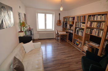 Obývací pokoj  - Prodej bytu 2+1 v osobním vlastnictví 54 m², Brno