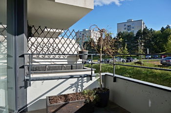 Balkon 5,6 m2 - Prodej bytu 3+kk v osobním vlastnictví 62 m², Brno