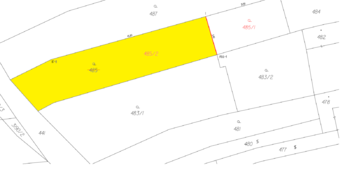 Nový geometrický plán - Prodej pozemku 659 m², Prušánky