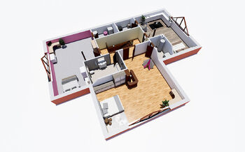 Půdorys první patro - Prodej domu 363 m², Jihlava