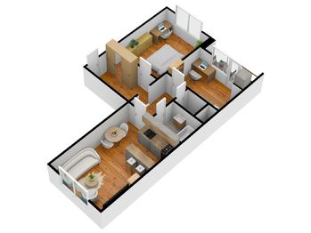 Prodej bytu 3+kk v osobním vlastnictví 57 m², Skřivany