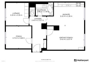 Prodej bytu 3+kk v osobním vlastnictví 77 m², Praha 10 - Strašnice