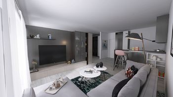 Návrh bytového designéra - Prodej bytu 2+kk v osobním vlastnictví 54 m², Praha 