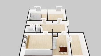 Prodej bytu 4+1 v osobním vlastnictví 84 m², Chlumec