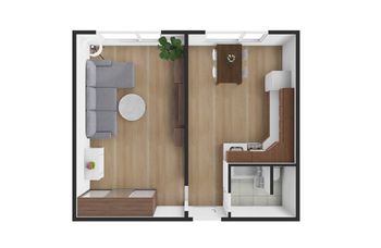 Prodej bytu 1+1 v družstevním vlastnictví 40 m², Jirkov