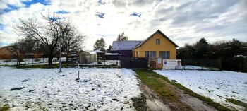 čelní pohled na celý pozemek - Prodej domu 109 m², Slavonice