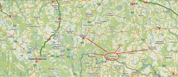 lokace města Slavonice - Prodej domu 109 m², Slavonice