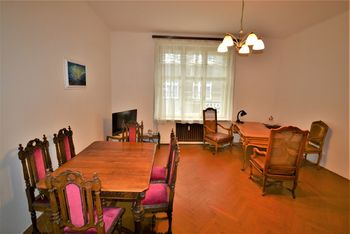 Obývací pokoj - Prodej bytu 2+1 v osobním vlastnictví 92 m², Ostrava