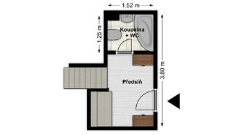 Prodej bytu 1+1 v osobním vlastnictví 53 m², Praha 9 - Letňany