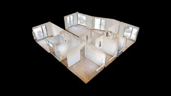 3D půdorys - Prodej bytu 5+kk v osobním vlastnictví 120 m², Praha 10 - Hostivař