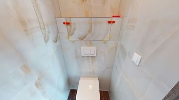 toaleta - Prodej bytu 5+kk v osobním vlastnictví 120 m², Praha 10 - Hostivař