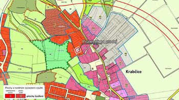 Prodej pozemku 945 m², Krabčice