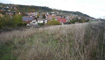 Pohled z obou horních rohů , včetně - Prodej pozemku 2154 m², Žebrák