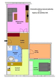 Pronájem bytu 3+1 v osobním vlastnictví 61 m², Kaplice