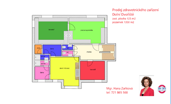 plánek 2 NP - Prodej komerčního prostoru 240 m², Dolní Dvořiště