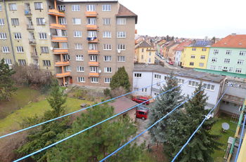Pohled z balkonu  - Prodej bytu 2+1 v osobním vlastnictví 55 m², Brno