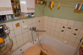 Koupelna - Prodej bytu 2+1 v osobním vlastnictví 55 m², Brno