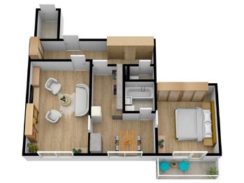 Prodej bytu 2+1 v osobním vlastnictví 60 m², Nové Město nad Metují
