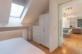 Ložnice - Prodej bytu 4+kk v osobním vlastnictví 178 m², Praha 1 - Nové Město