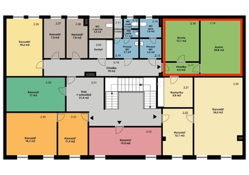 Pronájem kancelářských prostor 39 m², Frýdek-Místek