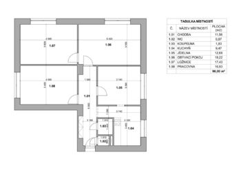 Prodej bytu 4+1 v družstevním vlastnictví 90 m², Hradec Králové