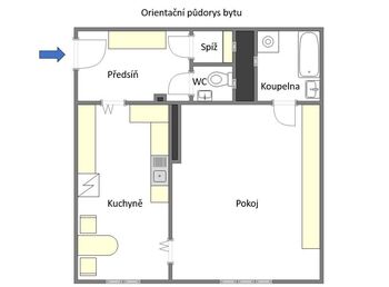 Pronájem bytu 1+1 v osobním vlastnictví 44 m², Praha 4 - Nusle