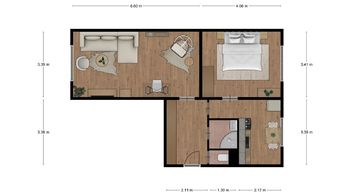 Prodej bytu 2+1 v osobním vlastnictví 54 m², Praha 10 - Strašnice