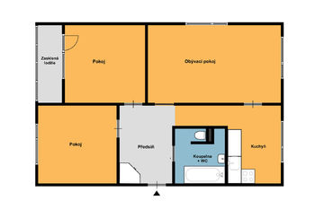 Prodej bytu 3+1 v družstevním vlastnictví 69 m², Jirkov