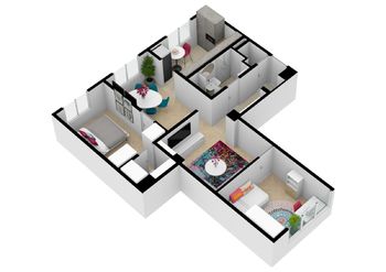 Prodej bytu 3+1 v osobním vlastnictví 55 m², Chomutov