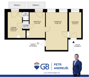 Pronájem kancelářských prostor 42 m², Praha 10 - Strašnice