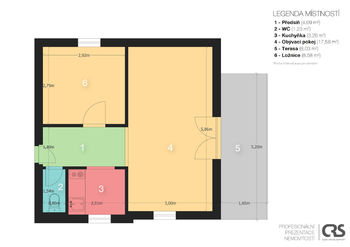 Prodej chaty / chalupy 43 m², Zruč-Senec