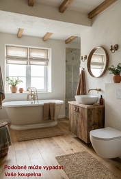 Vizualizace - koupelna - Prodej domu 148 m², Rájec-Jestřebí