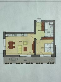 Prodej bytu 2+kk v osobním vlastnictví 70 m², Přezletice