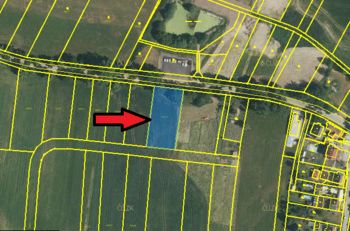 Prodej pozemku 1736 m², Hůry