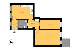 Prodej bytu 3+kk v osobním vlastnictví 63 m², Praha 2 - Vinohrady