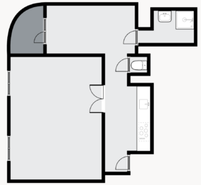 Pronájem bytu 2+1 v osobním vlastnictví 47 m², Praha 8 - Libeň
