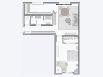 Prodej bytu 2+1 v družstevním vlastnictví 51 m², Stochov