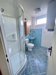 Koupelna s WC v 2.NP - Prodej domu 210 m², Tochovice