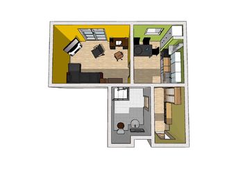 Prodej bytu 1+1 v družstevním vlastnictví 36 m², Úpice