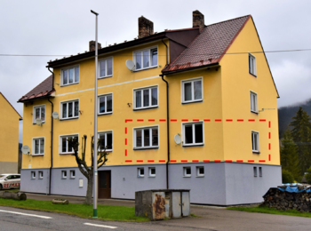 Bytová jednotka, umístění - Prodej bytu 3+1 v osobním vlastnictví 68 m², Horní Vltavice 