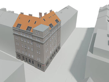 Vizualizace - Prodej bytu 2+kk v osobním vlastnictví 42 m², Praha 7 - Bubeneč