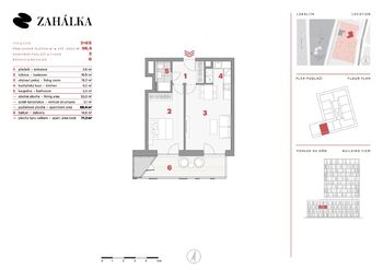 Pronájem bytu 2+kk v osobním vlastnictví 56 m², Praha 4 - Modřany