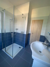 Koupelna se sprchovým koutem - Prodej bytu 2+kk v osobním vlastnictví 47 m², Kořenov