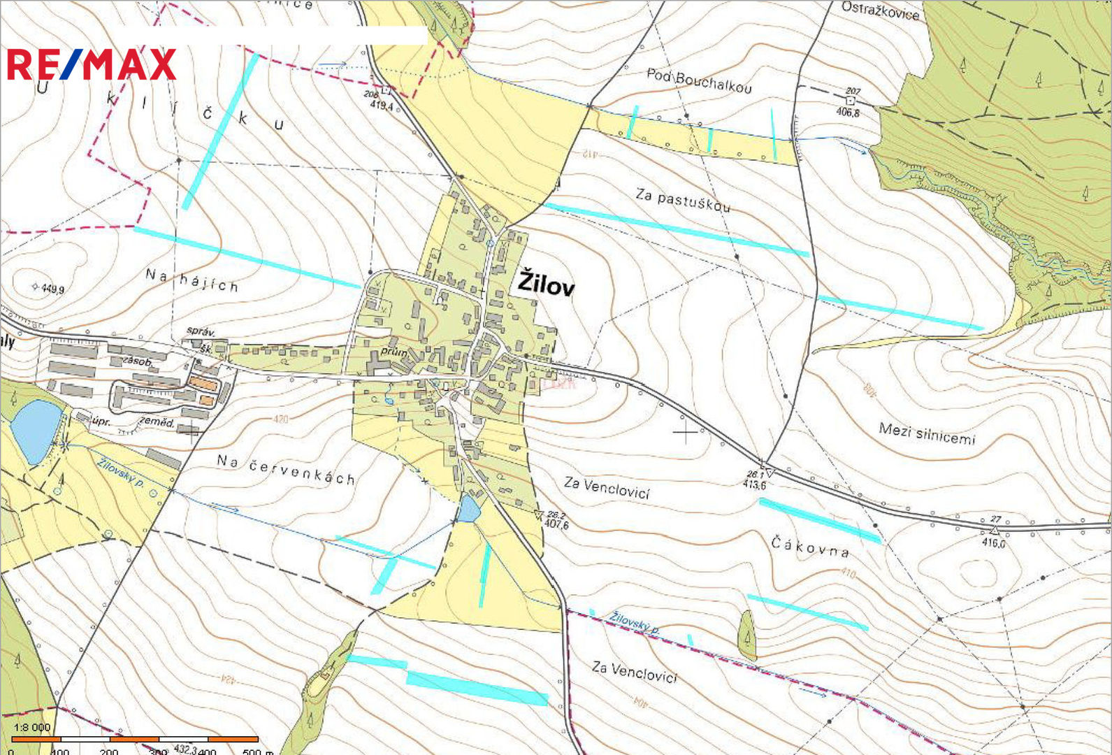 Prodej pozemku, 32534 m2, Žilov