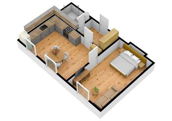 Pronájem bytu 2+kk v osobním vlastnictví 49 m², Brno