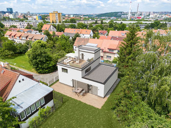 Modelová vizualizace vily na prodej - Praha 4 - Spořilov - Prodej domu 210 m², Praha 4 - Záběhlice