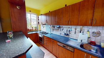 kuchyňský kout - Prodej bytu 3+kk v osobním vlastnictví 84 m², Praha 9 - Újezd nad Lesy