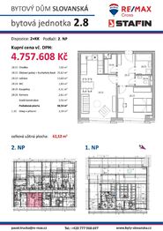 Prodej bytu 2+kk v osobním vlastnictví 59 m², Plzeň