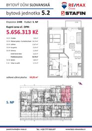 Prodej bytu 2+kk v osobním vlastnictví 57 m², Plzeň